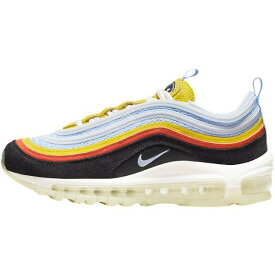 【送料無料+割引クーポン】【大人もOK（22.0-25.0cm）】 ナイキ Nike Air Max 97 ジュニア用スニーカー（Off Noir/Team Orange） 男の子用スニーカー 女の子用シューズ 子供靴 レディース キッズ