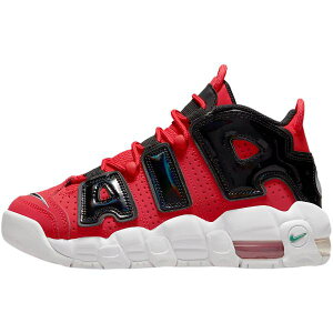 【送料無料】【大人もOK(22.0-25.0cm)】 ナイキ Nike Air More Uptempo ジュニア用スニーカー(Lobster/White/Green Noise) スニーカー シューズ 子供靴 レディース