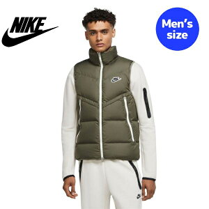 yz Y iCL _ExXg AE^[WPbg Nike Sportswear Down-Fill Windrunner Vest JacketiOlive Greenj