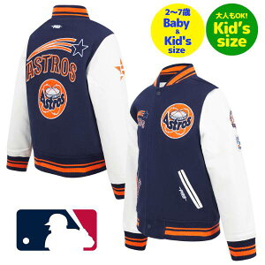 Pro Standard �v���X�^���_�[�h MLB���� ���W���[���[�O�I�t�B�V���� �q���p�A�E�^�[ �W���P�b�g �X�^�W���� �e�r�Y�� �q���[�X�g���E�A�X�g���Y HOUSTON ASTROS RETRO CLASSIC VARSITY JACKET