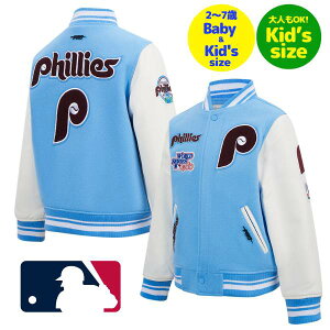 Pro Standard �v���X�^���_�[�h MLB���� ���W���[���[�O�I�t�B�V���� �q���p�A�E�^�[ �W���P�b�g �X�^�W���� �W�����p�[ �t�B���f���t�B�A�E�t�B���[�Y PHILLIES RETRO CLASSIC VARSITY JACKET