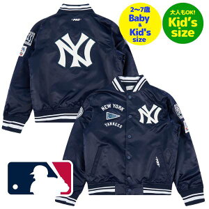 Pro Standard �v���X�^���_�[�h MLB���� ���W���[���[�O�I�t�B�V���� �q���p�A�E�^�[ �W���P�b�g �X�^�W���� �W�����p�[ �W���b�W �j���[���[�N�E�����L�[�X NY YANKEES RETRO CLASSIC SATIN JACKET