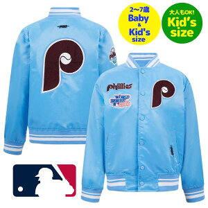 Pro Standard �v���X�^���_�[�h MLB���� ���W���[���[�O�I�t�B�V���� �q���p�A�E�^�[ �W���P�b�g �X�^�W���� �W�����p�[ �t�B���f���t�B�A�E�t�B���[�Y PHILLIES RETRO CLASSIC SATIN JACKET