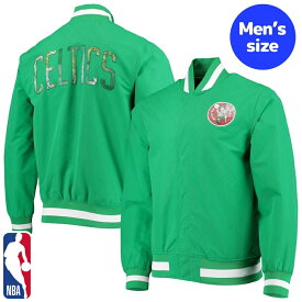 【送料無料+割引クーポン】 NBAオフィシャル メンズ バーシティジャケット スタジャン アウタージャケット ボストン・セルティックス Boston Celtics NBA 75th Anniversary Jacket