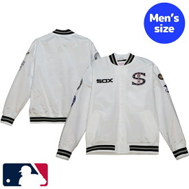 【送料無料+割引クーポン】 MLBオフィシャル メンズ バーシティジャケット スタジャン アウタージャケット シカゴ・ホワイトソックス Chicago White Sox Versity Jacket