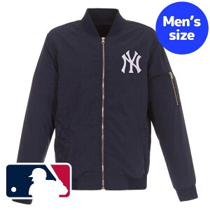 yz MLB W[[O Y CgEFCg{o[WPbg AE^[ Wp[ j[[NEL[X New York Yankees Lightweight Nylon Bomber Jacket
