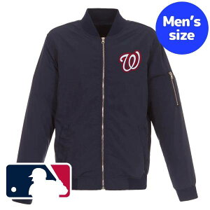 yz MLB W[[O Y CgEFCg{o[WPbg AE^[ Wp[ VgEiViY Washington Nationals Lightweight Nylon Bomber Jacket