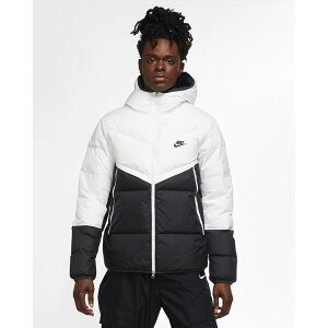 �y���������z �i�C�L �y�����Y�z Nike Down Fill Windrunner Shield Jacket�iWhite/Dark Smoke Grey/Dark Smoke Grey/Black�j �_�E���W���P�b�g �A�E�^�[