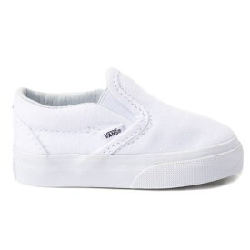 【送料無料+割引クーポン】 Vans ヴァンズ バンズ 【ベビー・キッ（10.5-16.0cm）】 Vans Slip On Skate Shoe（White） スニーカー 子供靴 出産祝い ユニセックス