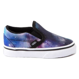 【送料無料+割引クーポン】 Vans ヴァンズ バンズ 【ベビー・キッ（10.5-16.0cm）】 Vans Slip On Galaxy Skate Shoe（Multicolor） スニーカー 子供靴 出産祝い