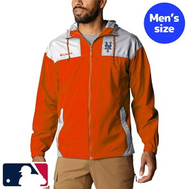 【送料無料+割引クーポン】 MLBオフィシャル Columbia コロンビア メンズ ウィンドブレーカー アウタージャケット ニューヨーク・メッツ New York Mets Windbreaker Jacket
