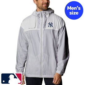 【送料無料+割引クーポン】 MLBオフィシャル Columbia コロンビア メンズ ウィンドブレーカー アウタージャケット ニューヨーク・ヤンキース New York Yankees Windbreaker Jacket