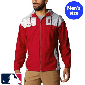 【送料無料+割引クーポン】 MLBオフィシャル Columbia コロンビア メンズ ウィンドブレーカー アウタージャケット ボストン・レッドソックス Boston Red Sox Windbreaker Jacket