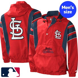 【送料無料+割引クーポン】 MLBオフィシャル メンズ ウィンドブレーカー アウタージャケット セントルイス・カージナルス St. Louis Cardinals Windbreaker Jacket