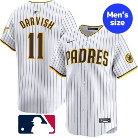 【Limited Edition★限定仕様】 MLBオフィシャル NIKE ナイキ メンズ ダルビッシュ 有 サンディエゴ・パドレス San Diego Padres ホームリミテッドジャージ レプリカユニフォーム ユニホーム Yu Darvish #11 送料無料