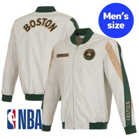 【送料無料+割引クーポン】 NBA公式 メンズ アウタージャケット MA-1 ボンバー ボストン・セルティックス Boston Celtics City Edition Nylon Bomber Jacket