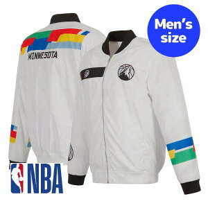 yz NBA Y WPbg MA-1 {o[ ~l\^EeBo[EuY Minnesota Timberwolves City Edition Nylon Bomber Jacket