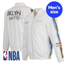 【送料無料】 NBA公式 メンズ アウタージャケット MA-1 ボンバー ブルックリン・ネッツ Brooklyn Nets City Edition Nylon Bomber Jacket