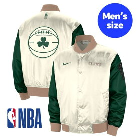 【送料無料+割引クーポン】 ナイキ NIKE NBA公式 メンズ ジャケット MA-1 ボンバー ボストン・セルティックス Boston Celtics City Edition Courtside Premier Bomber Jacket