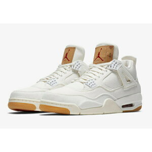 �y���������z Levi's x Nike �y�����Y�T�C�Y�i24.0-32.0cm�j�z AO2571-100 Jordan 4 Retro Levi's White �iWHITE/WHITE/WHITE�j �R���{���[�V�����X�j�[�J�[ �W���[�_�� ���[�o�C�X �C �V���[�Y �X�g���[�g �y�y�M�t_