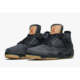 【送料無料+割引クーポン】 Levi's x Nike 【メンズサイズ（24.0-32.0cm）】 Jordan 4 Retro Levi's Black （BLACK/BLACK/BLACK） コラボレーションスニーカー ジョーダン リーバイス 靴 シューズ ストリート 【楽ギフ_包装選択】