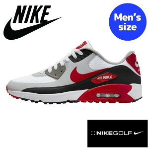 �y���������z�y�����Y�z nike �i�C�L �S���t�V���[�Y Nike Air Max 90 G Golf Shoes �iWhite/Black/Photon Dust/University Red�j DX5999-162 �X�j�[�J�[ �C �ł����ςȂ� �S���t�R�[�X �S���t���K�� �S���t�R���y