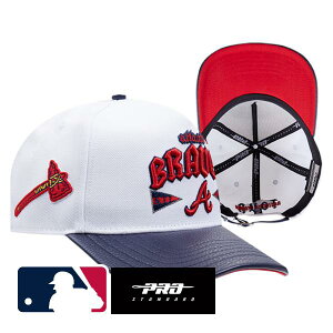 【送料無料】 MLB公式 正規品 メンズ キャップ 帽子 ハット ベースボールキャップ アジャスタブル レディース ユニセックス プロスタンダード Pro Standard アトランタ・ブレーブス ATLANTA BRAVES CI