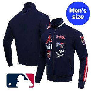 【送料無料】【メンズ】 MLB公式 メジャーリーグ トラックジャージ 長袖トップス 運動着 ウォームアップジャケット アトランタ・ブレーブス Atlanta Braves Fast Lane Track Jacket