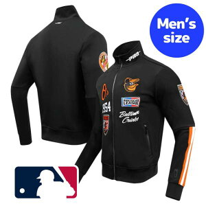 【送料無料】【メンズ】 MLB公式 メジャーリーグ トラックジャージ 長袖トップス 運動着 ウォームアップジャケット ボルティモア・オリオールズ Baltimore Orioles Fast Lane Track Jacket