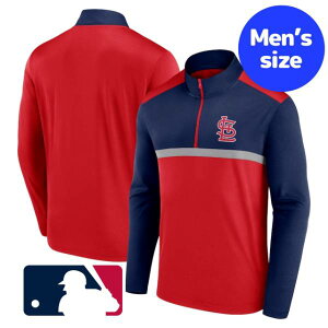 【送料無料】【メンズ】 MLB公式 メジャーリーグ トラックジャージ 長袖トップス 運動着 ウォームアップジャケット セントルイス・カージナルス ヌートバー Cardinals Unstoppable 1/4 Zip Top