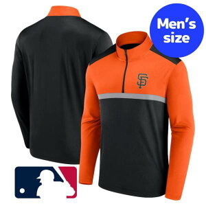 【送料無料】【メンズ】 MLB公式 メジャーリーグ トラックジャージ 長袖トップス 運動着 ウォームアップジャケット サンフランシスコ・ジャイアンツ San Francisco Giants Unstoppable 1/4 Zip Top