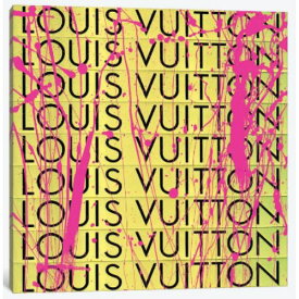 【送料無料+割引クーポン】 米国発のお洒落なブランドオマージュアート Colorfast Couture In Pink ヴィトン Louis Vuitton キャンバス 絵画 インテリア 模様替え 引越し祝い 新築祝い 待合室 会議室