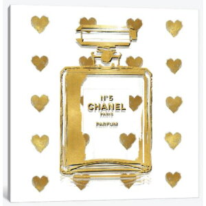 �y���������z �č����̂������ȃu�����h�I�}�[�W���A�[�g Perfume with Gold Hearts �V���l�� CHANEL �L�����o�X�A�[�g �G�� �C���e���A �͗l�ւ� ���z���j�� �V�z�j�� �ҍ��� ��c��