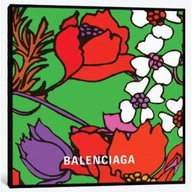 【送料無料+割引クーポン】 米国発のお洒落なブランドオマージュアート Balenciaga Flowers バレンシアガ Balenciaga キャンバスアート 絵画 インテリア 模様替え 引越し祝い 新築祝い 待合室 会議室
