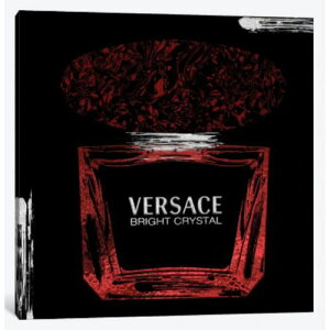 �y���������z �č����̂������ȃu�����h�I�}�[�W���A�[�g Bright Crystal Red Perfume Bottle On Black ���F���T�[�` Versace �L�����o�X �G�� �C���e���A �͗l�ւ� ���z���j��
