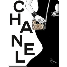 【送料無料+割引クーポン】 お洒落なブランドオマージュアート Chanel Nights シャネル CHANEL キャンバスアート 絵画 インテリア 模様替え 引越し祝い 新築祝い 待合室 会議室