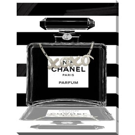 【送料無料+割引クーポン】 お洒落なブランドオマージュアート Xo シャネル CHANEL キャンバスアート 絵画 インテリア 模様替え 引越し祝い 新築祝い 待合室 会議室