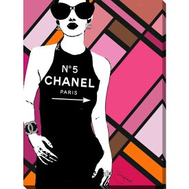 【送料無料+割引クーポン】 お洒落なブランドオマージュアート This Way シャネル CHANEL キャンバスアート 絵画 インテリア 模様替え 引越し祝い 新築祝い 待合室 会議室