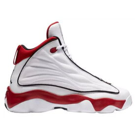 【送料無料+割引クーポン】 nike ナイキ ジョーダン 【大人もOK（22.0-25.0cm）】 Jordan Pro Strong（White/Black/Gym Red） スニーカー 靴 レディース キッズ 子供シューズ