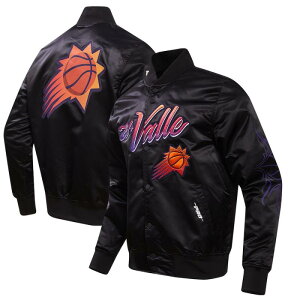 �y���������z NBA �����Y �A�E�^�[�W���P�b�g MA-1 �{���o�[ �t�F�j�b�N�X�E�T���Y Phoenix Suns City Edition Satin Jacket