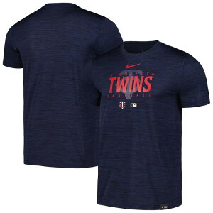 �y���������z MLB �i�C�L nike �����Y T�V���c �����g�b�v�X Navy �~�l�\�^�E�c�C���Y Minnesota Twins Velocity Performance Practice T-Shirt