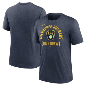 �y���������z MLB �i�C�L nike �����Y T�V���c �����g�b�v�X Heather Navy �~���E�H�[�L�[�E�u�������[�Y Milwaukee Brewers Swing Big T-Shirt