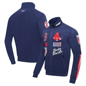 �y���������z�y�����Y�z MLB ���W���[���[�O �g���b�N�W���[�W �����g�b�v�X �^���� �E�H�[���A�b�v�W���P�b�g �{�X�g���E���b�h�\�b�N�X �g�c���� Boston Red Sox Fast Lane Track Jacket