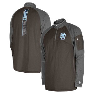 �y���������z�y�����Y�z MLB ���W���[���[�O �g���b�N�W���[�W �����g�b�v�X �^���� �E�H�[���A�b�v�W���P�b�g �T���f�B�G�S�E�p�h���X �_���r�b�V���L San Diego Padres Raglan 1/4 Zip Top