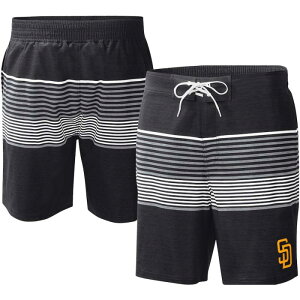 �y���������z MLB ���W���[���[�O �����Y �X�C���E�F�A �C���p���c �C�p�� �r�[�` �v�[�� �T���f�B�G�S�E�p�h���X �_���r�b�V���L San Diego Padres Coastline Volley Swim Shorts