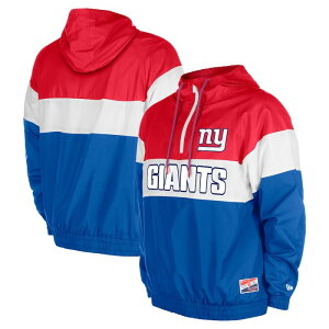 �y���������z NFL �A���t�g �����Y �A�E�^�[ �E�B���h�u���[�J�[ �W���P�b�g �W�����p�[ �j���[���[�N�E�W���C�A���c New York Giants 3rd Down Raglan 1/4-Zip Windbreaker Jacket