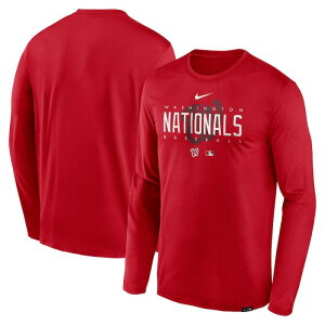 �y���������z NIKE �i�C�L MLB ���W���[���[�O �����Y ����T�V���c ����T �g�b�v�X ���V���g���E�i�V���i���Y Washington Nationals Team Logo Legend Performance L/S T-Shirt
