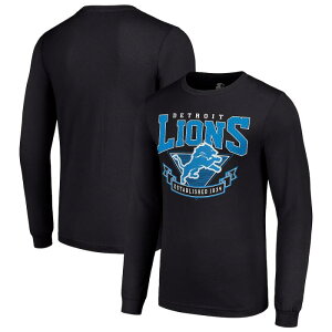 �y���������z NFL �A���t�g �����Y ����T ����T�V���c �g�b�v�X �f�g���C�g�E���C�I���Y Detroit Lions Starter '80s Inspired Team Logo Long Sleeve T-Shirt