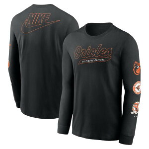 �y���������z MLB ���W���[���[�O �i�C�L Nike �����Y ����T�V���c ����T �g�b�v�X ����q�V �{���e�B���A�E�I���I�[���Y Baltimore Orioles Nike Cooperstown Collection Knockout Long Sleeve T-Shirt