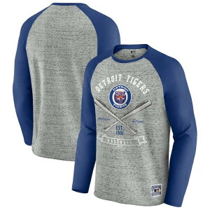 �y���������z MLB ���W���[���[�O �����Y ����T�V���c ����T �g�b�v�X �O�c���� �f�g���C�g�E�^�C�K�[�X Detroit Tigers Darius Rucker Collection byFanatics Raw Edge Raglan Long Sleeve Baseball T-Shirt